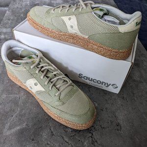 Saucony Originals Jazz Court RFG Earth Pack Sage Green Vegan Shoes